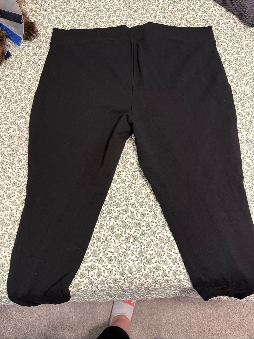 Black Stretch Ponte Pants - Picture 8 of 10